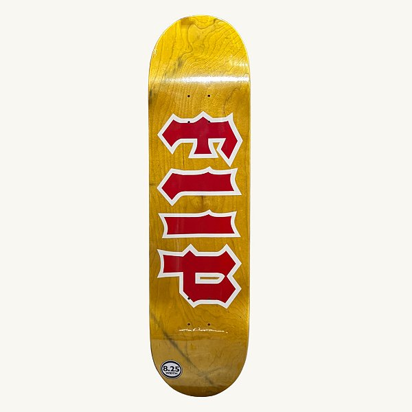 SHAPE FLIP CANCELLED LGO RED Yellow 8.25''