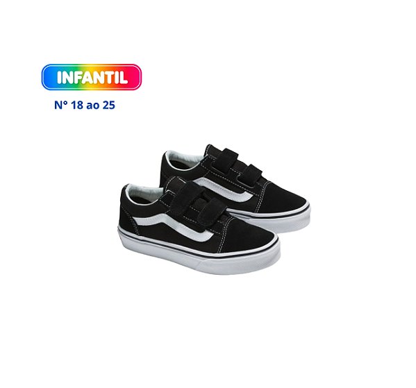 Tênis old skool v infantil black