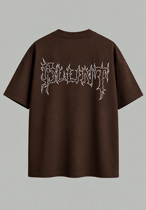 Camiseta Blunt ULTRA Oversized - Marrom