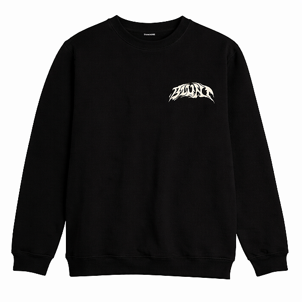 Moletom Blunt careca logo - Preto