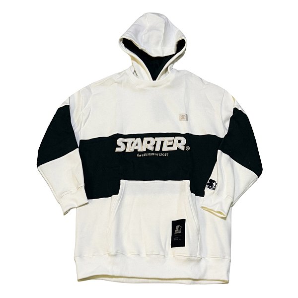 Moletom Starter Canguru Premium - Off white Green