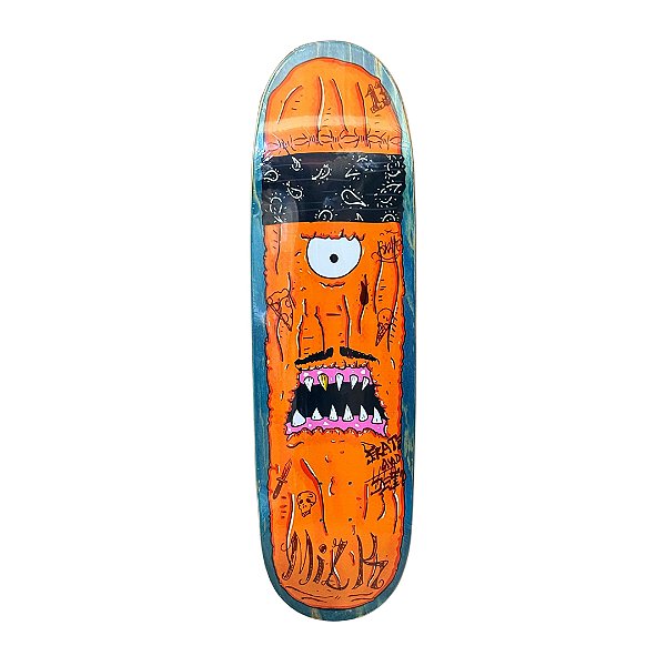 Shape Milk EGG Monster Orange Old Skool Formato Oval 9.0''