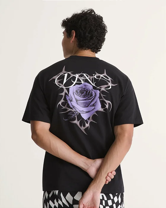 Camiseta Vans manga curta prickles black