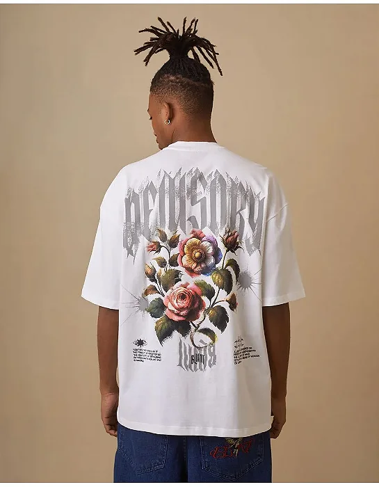 Camiseta Blunt Oversized Delusory - New White
