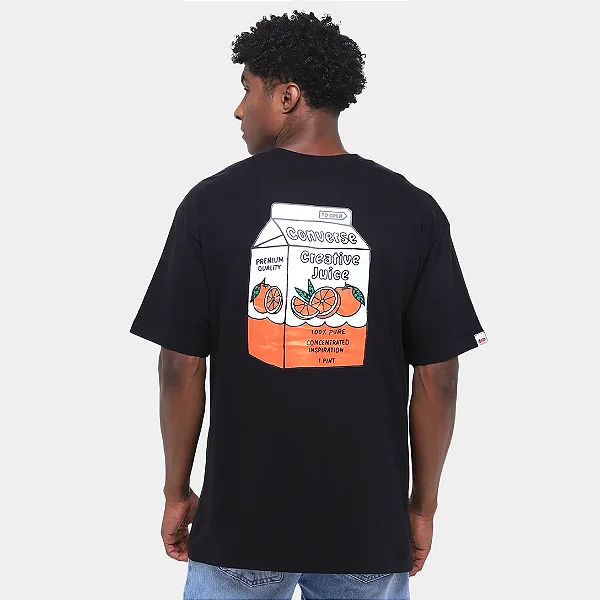 Camiseta Converse High Sum Creat Juice - Preto
