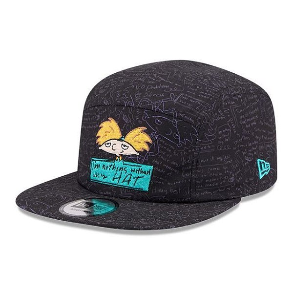 Boné New Era 5 Panel Camper Hey Arnold NEW ERA Preto