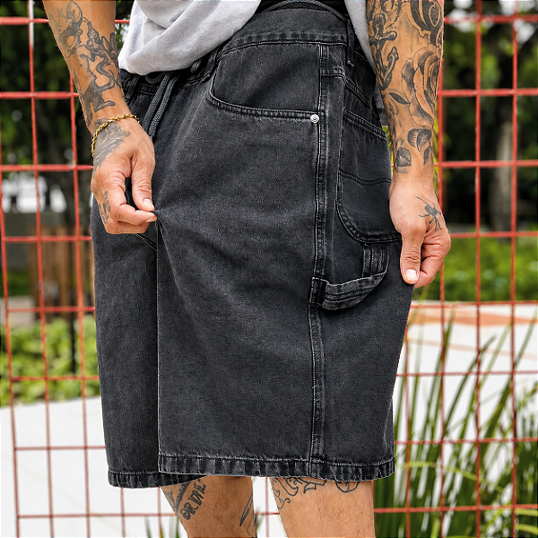 Bermuda Foton Jeans Carpenter Black