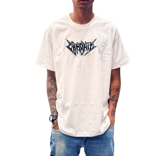 CAMISETA CHRONIC OVERSIZED A1001 - BRANCA