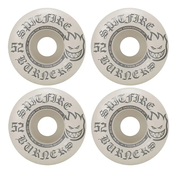 Roda Spitfire Burner Branca White & White 99D 52mm