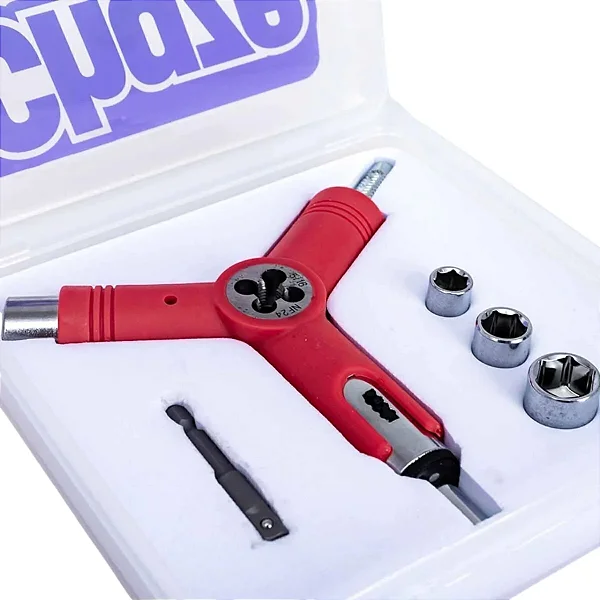 CHAVE CATRACA E ROSCA CHAZE NINJA KEY RED