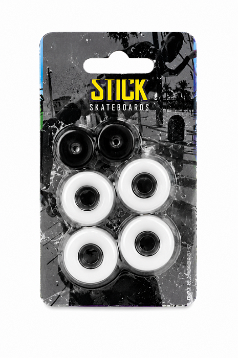 Kit Amortecedor Stick C/Chupeta - Branco