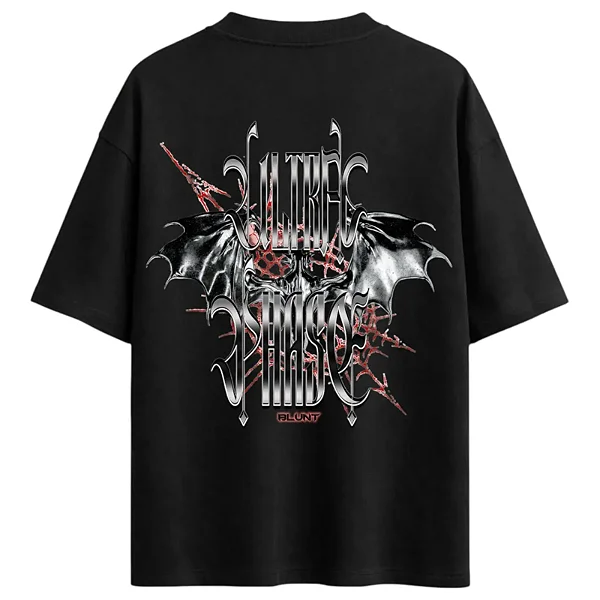 Camiseta Blunt Oversized Orlok - Preta