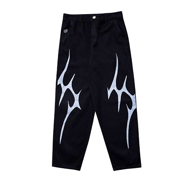 CALÇA TRIP SIDE JEANS BAGGY THUNDER BLACK