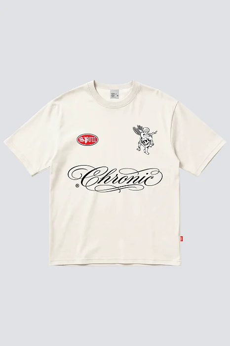 CAMISETA CHRONIC ANGEL SCRIPT - OFF WHITE