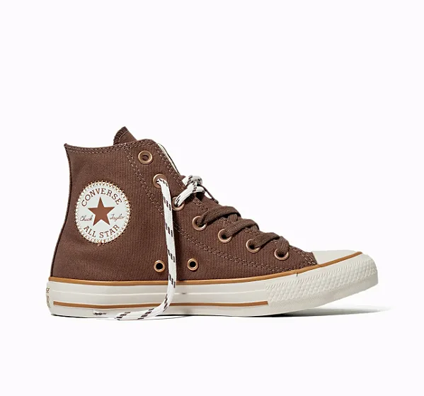 Tênis All Star Chuck Taylor Terra Bronze Cano Alto Marrom