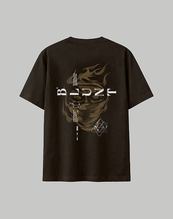 Camiseta Blunt Regular ASHES - MARROM