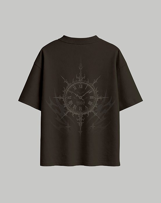 Camiseta Blunt Oversized Dark - Marrom