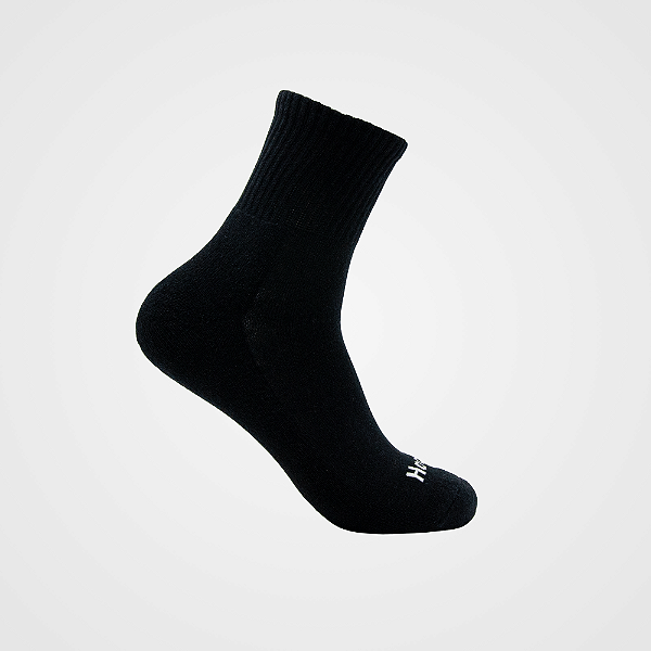 Kit 3 Pares Meia Longo Performance Hoahi 33 ao 44 - Preto