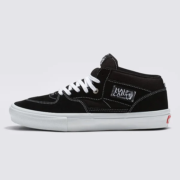 TÊNIS SKATE HALF CAB PRO CLASSIC BLACK WHITE