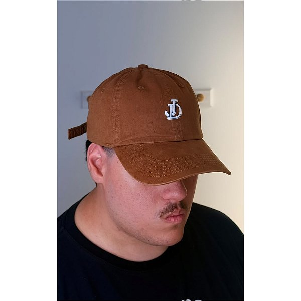 Boné Dad Hat JD - Aba Curva Kaki | Modelo Exclusivo