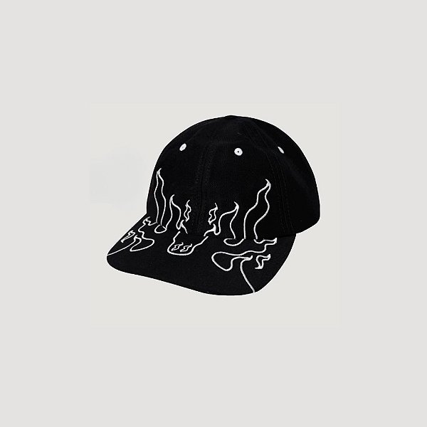 Boné Trip Side Dad Hat Flames Bordado – 100% Algodão