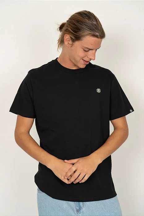 Camiseta Element M/C Mini Emb - Preta