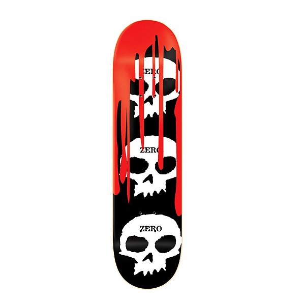 SHAPE IMPORTADO ZERO SKATEBOARD "3 SKULL BLOOD" 8.25”