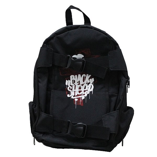 MOCHILA BLACK SHEEP - SKATEBAG - ARMY BLACK