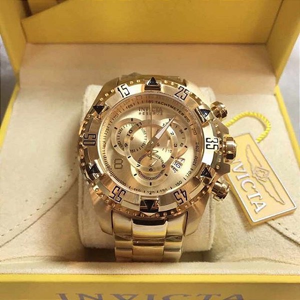 invicta excursion dourado