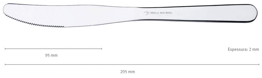 faca Clássica mesa /205mm