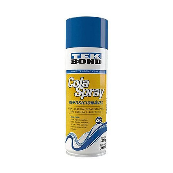 Cola Spray Reposicionável TEK BOND® 500ml (340grs)