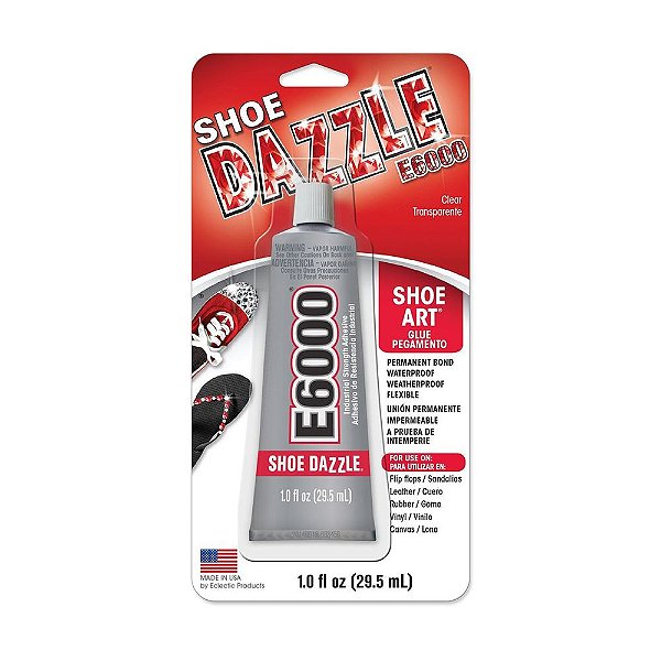 Cola E6000® Shoe Dazzle Glue Clear 29,5ml (1.0 fl oz)