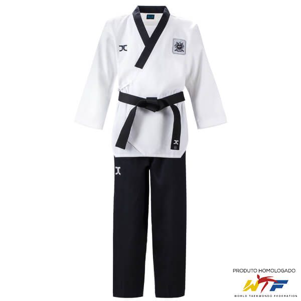 Dobok Kimono Taekwondo JCalicu Diamond Dan Poomsae Masculino WTF