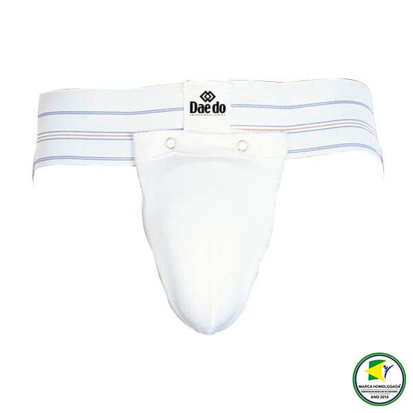 Protetor Genital Coquilha Masculino Daedo com Suporte Homologado CBTKD