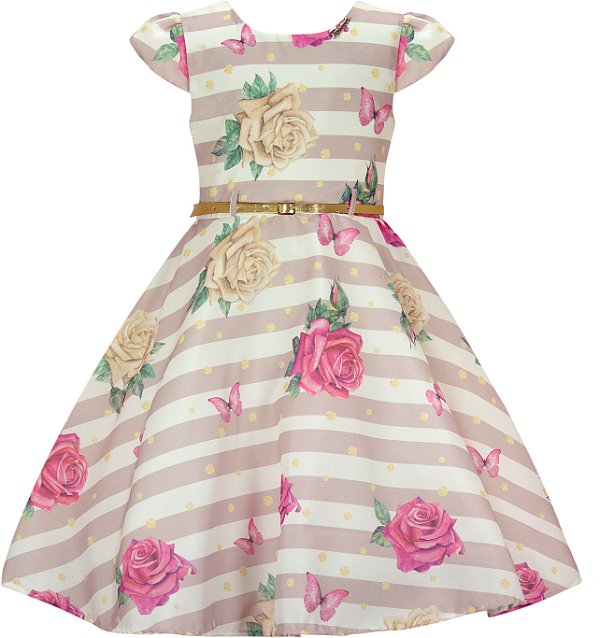 vestido basico infantil