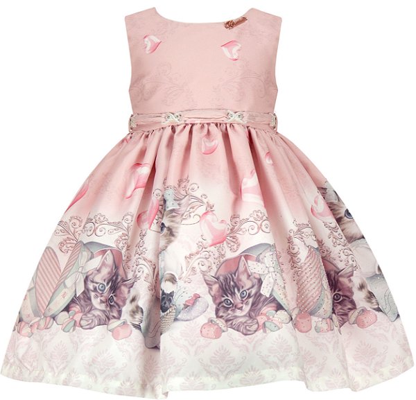 vestido infantil casual