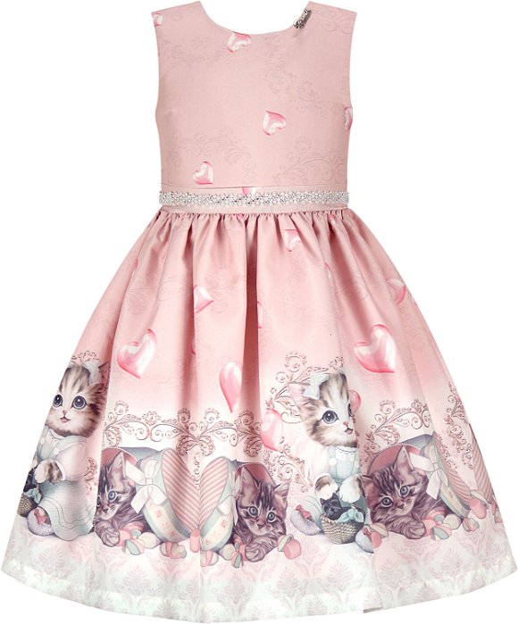 vestido basico infantil