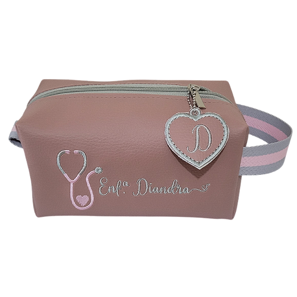 NECESSAIRE BOX ENFERMAGEM PERSONALIZADA EM BORDADO