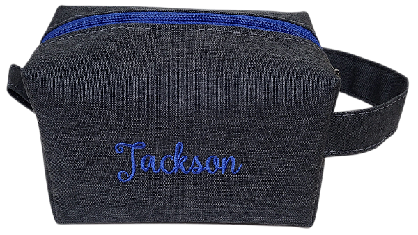 NECESSAIRE BOX PERSONALIZADA EM BORDADO - SÓ NOME