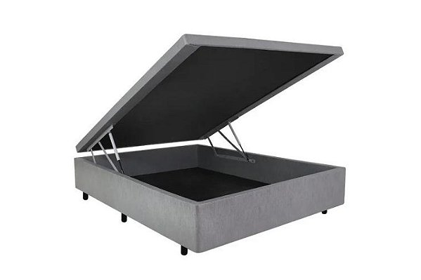 BOX BAU *138 SUEDE CINZA - UNIFLEX