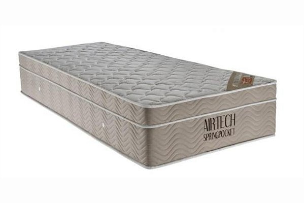 COLCHAO SOLTEIRO AIRTECH SPRINGPOCKET 88X188X30