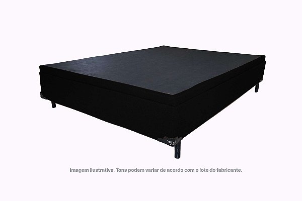BOX BAU SIMPLES *158 CORINO PRETO - BIOSTAR
