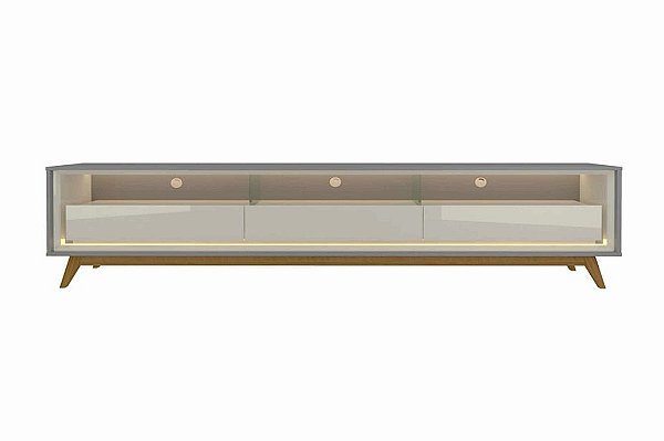 BANCADA REQUINTE LED 212 CINZA/OFF - GELIUS