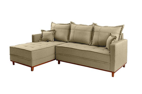 SOFA SF.2210 CHAISE MILAO LINHO BEGE/1014 - EVIDENCE