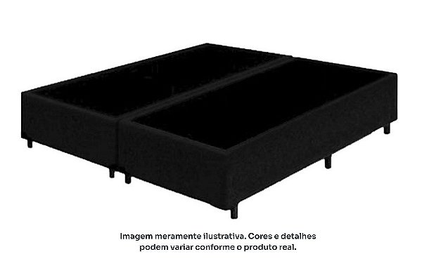 BOX/BASE BIP *138X25 SUEDE PRETO - UNIFLEX