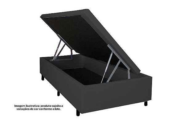 BOX BAU SIMPLES 30CM *88 PRETO - ALTO NIVEL