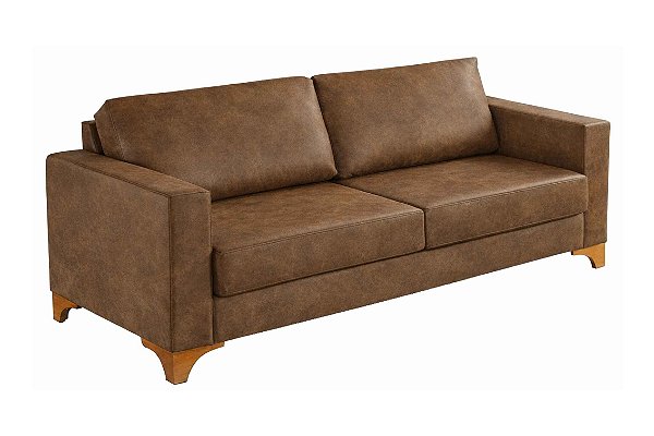 SOFA FIXO OLIVEIRA 200 MARROM/644 - EST TEIXEIRA