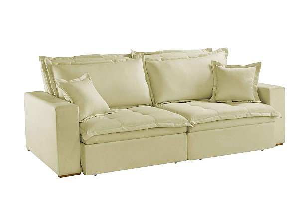 SOFA RETR S/CX BAU MESSIMA LIN BEGE/2503 - LUXURY