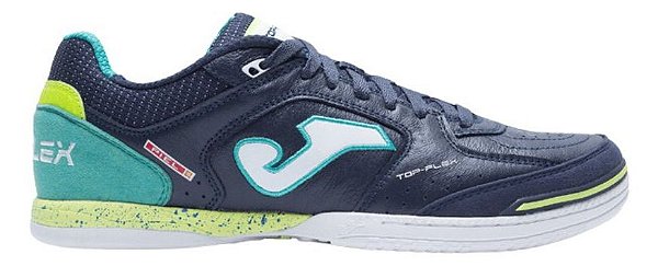 Chuteira Futsal Joma Top Flex Turquoise 2303