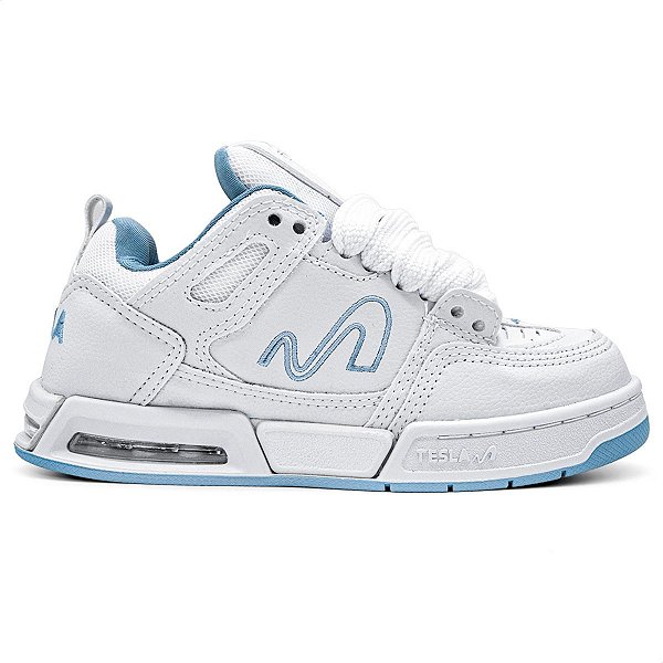 Tênis Tesla Nine Gold White Aqua